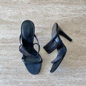 Vintage Gucci Tom Ford-era Beaded Sandal Heels